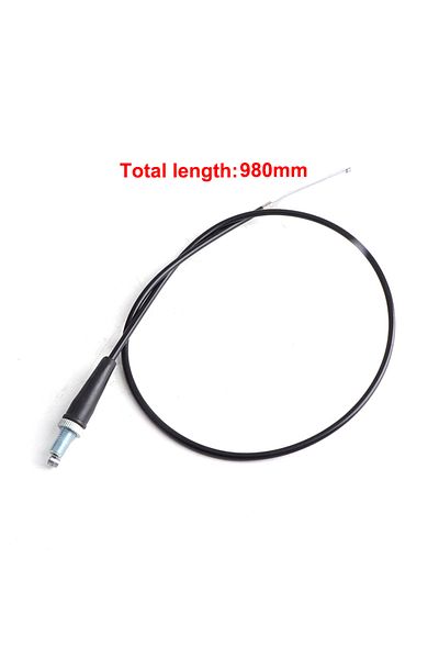 Choice 980mm Black Universal Motorcycle Accelerator Straight Connection Throttle Cable 980mm/1080mm For Yam
