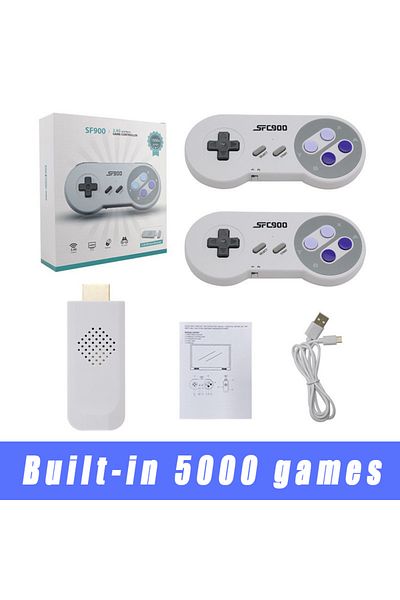 Choice SF900 Video Game Console For Super Nintendo SNES NES Built in 6100 Games HDMI-Compatible TV Game ...