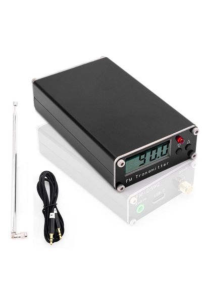 Choice Black 2km 0.5w Fm Transmitter 76m-108mhz Digital Display Stereo Fm Transmit Type-c Usb Churches Car