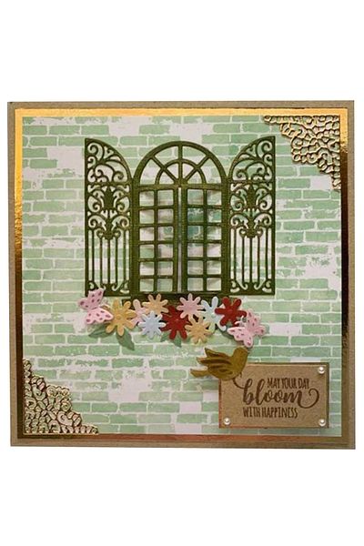 Choice Dc-2872 Windows Metal Cutting Die Decorative Scrapbooking Craft Photo Album Paper Card Art Diy Embos
