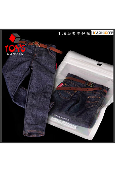 Choice 1/6 Scale Male Classic Jeans Denim Pants Trousers Clothes Model Fit 12...