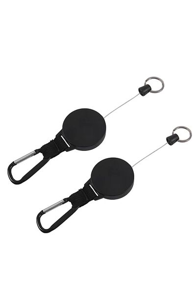 BAOFENG 2pcs 1/2pcs Retractable Cb Radio Microphone Hanger Car Platform Retractable Tether Heavy Duty For Ba