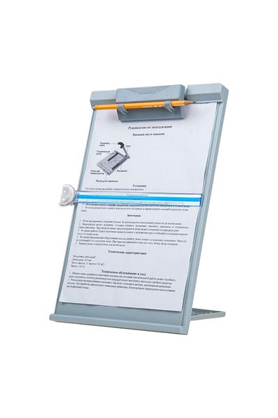 Choice Gray Jielisi A4 Reading Holder Desktop Document Holder With Adjustable Clip Document Reading Stand F