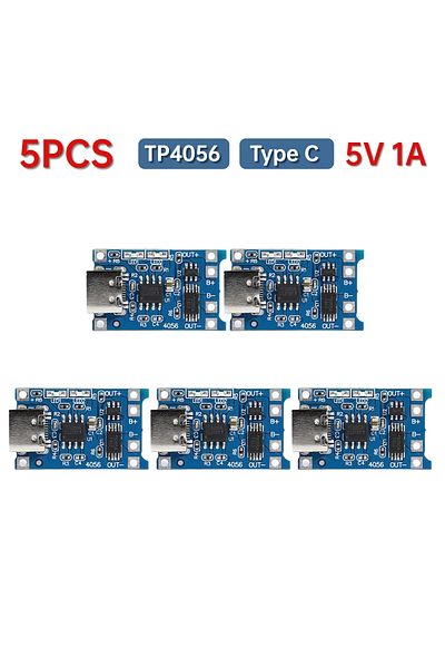 Choice 5pcs Type-c 1-20pcs Tp4056 5v 1a 18650 Lithium Battery Charger Module Type-c/micro Usb/mini Usb Char