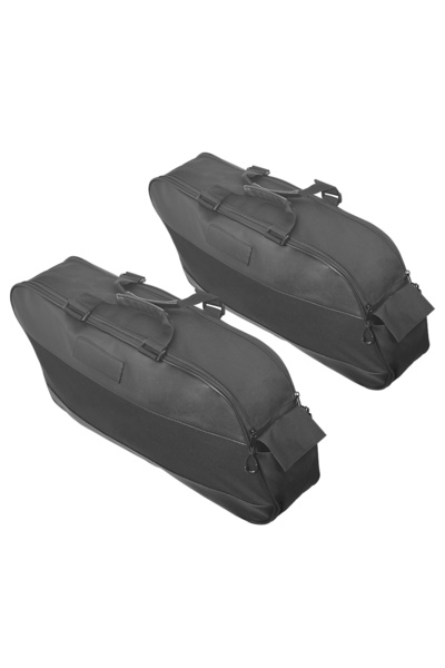 Choice1 2 قطعة من حقيبة سرج الدراجة النارية وبطانة رف الأمتعة لحقيبة السرج لد...