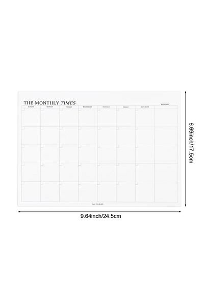 Choice Monthly Schedule Weekly Planner Monthly Undated Agenda Notebook Schedules Study Planner Korean Stati