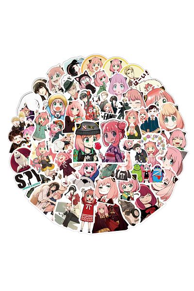 Choice 100pcs SPY×FAMILY Anime Stickers Waterproof Phone Case Kawaii Laptop Skin Cute Phone Case Aesthet...