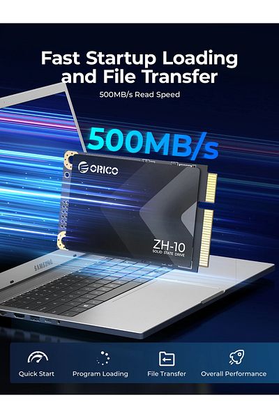 Orico ZH10 mSATA SSD SATA III 6Gbps 3D NAND Internal Solid State Drive 128GB 256GB 512GB 1TB for ...