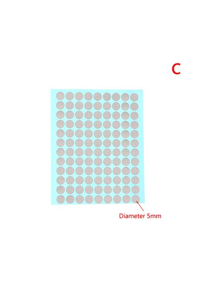 KOQZM 5mm 100pcs 3/4/5/7mm Remote Control Button Repair Conductive Tape Patch Game Console Handle Ps4 Sili