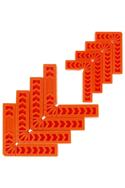 Choice 8pcs 8pcs 90 Degree Positioning Squares 4/3 Inch Right Angle Clamps Reusable Plastic L Fixing Clamp
