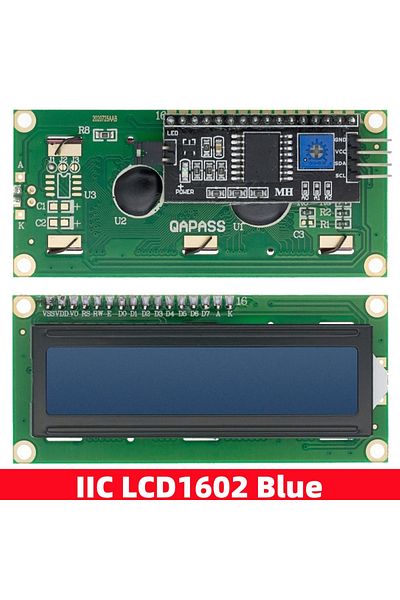 Choice وحدة LCD Iic Lcd1602c زرقاء Lcd1602 1602 شاشة زرقاء/صفراء خضراء شاشة LCD 16x2 حرف Pcf8