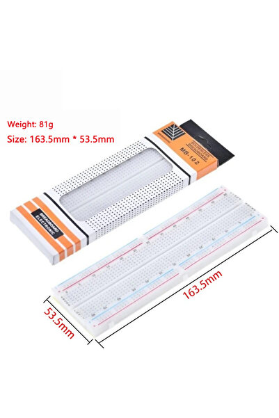 Choice 830 hole MB-102 red and blue line breadboard 830 hole experimental con...