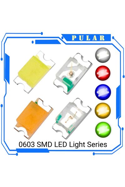 Choice 5 Colors Each 20pcs 100pcs 0603 Smd Led Light Emitting Diode Bead Blue Red Yellow Green Warm White O
