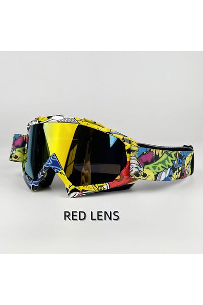 Choice 10a-red Newest Motorcycle Goggles For Men Motocross Sunglasses Safety Protective Mx Night Vision Hel