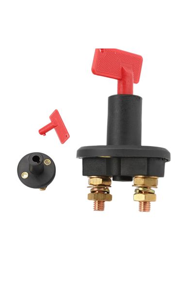 Choice Switch 2 300a 12v Red Key Cut Off Kill Battery Switch Main Vehicle Modified Isolator Disconnector Ca