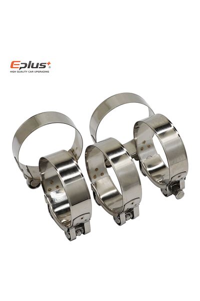 Choice 44mm-47mm Universal T Bolt Style Strength High Fastener Clamp Stainless Steel Exhaust Pipe Clip Har