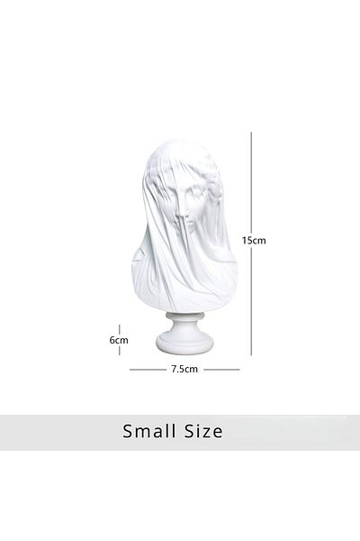 Choice Veiled Lady-s Veiled Lady Bust Greek Goddess Statue Classic Roman Mythology Gifts Maiden Sculpture H