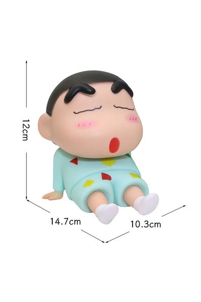 Choice 1pcs No Box Crayon Shin-chan Anime Figure Phone Holder Kawaii Desktop Ornaments Phone Support Mini G