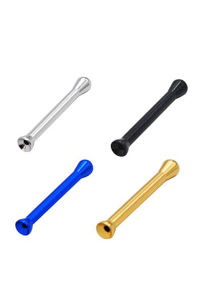Choice 4Pcs Aluminum Metal Kit Tube Colorful Bag Herb Storage Pen Style Stash jar Accessories Straw Cool...
