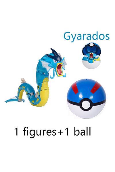 Choice Gyarados 12 Styles Pokemon Anime Deformation Figures Pikachu Eevee Mewtwo Greninja Pokeball Figure P
