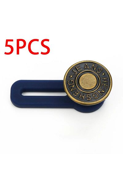 Choice 5pcs Styleg 5pcs Magic Metal Button Extender For Pants Jeans Free Sewing Adjustable Size Retractable