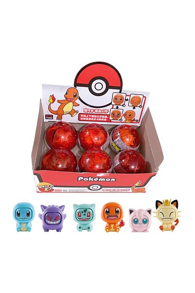 Choice Original Pokemon Pikachu Gengar Doll Movable Face Changing Series Poke Ball Capsule Toy Hand-Made...