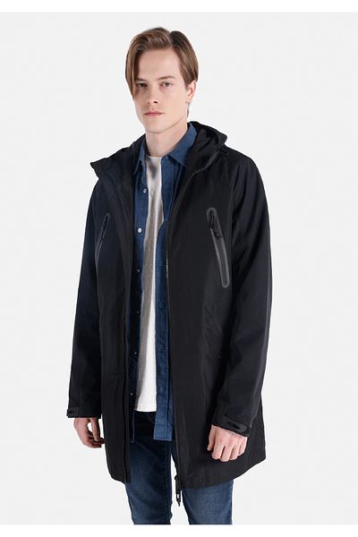 Colin's Men's Black Coat Cl with Regular Fit 1055622