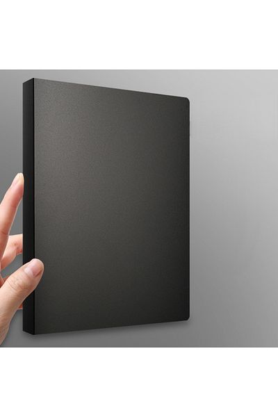 Choice Black 2023 New A4 4-hole D-type Clip Clip Blue Pp Folder Perforated Transparent Binder Folder A4 Fol