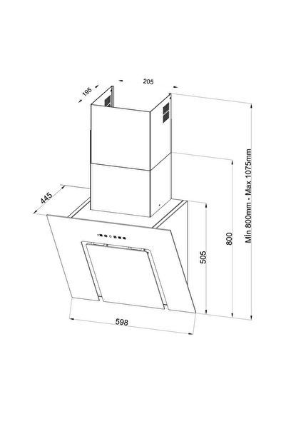 Termikel Davlumbaz Lumex BB60