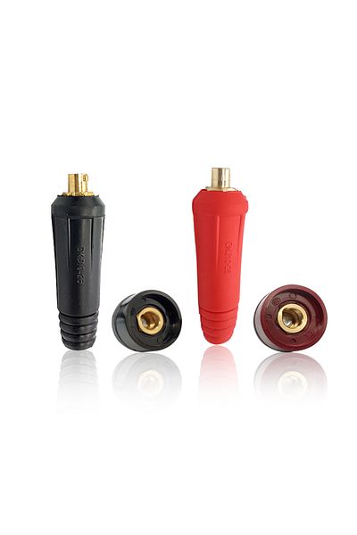 Choice 4pcs TIG Welding Machine Quick Fitting Female Male Cable Connector Clamp Socket Plug Adaptor ForD...