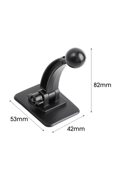 Choice حامل هاتف للسيارة لاصق عالمي بقطر 17 مم، قابل للدوران 360 درجة، مثبت ع...