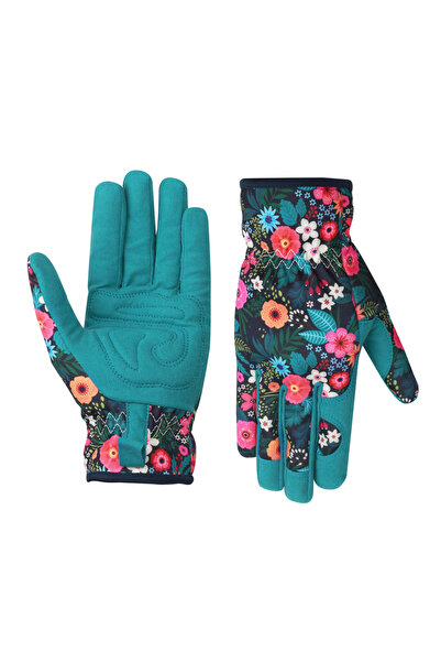 Choice قفازات البستنة الخضراء للنساء قفازات حدائق جلدية قابلة للتنفس مع قبضة ...