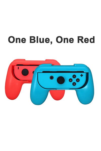 Choice حامل ذراع تحكم Joy-con أزرق وأحمر ويسار ويمين لجهاز تحكم Nintend Switch ABS حامل ذراع تحكم Joy-Con F