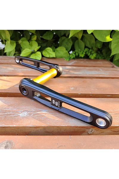Choice 175mm Black Crank ZEROING Road Bike Crankset 165/170/175mm Hollow Crank Integrated Fire Chainring AL