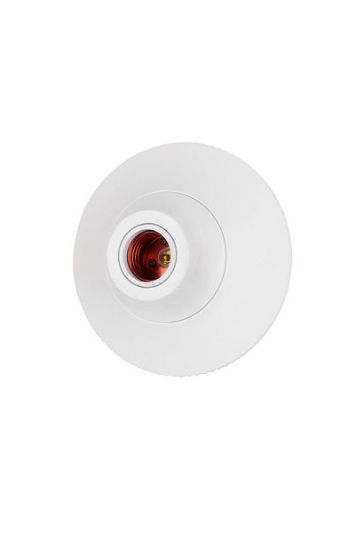Choice 1pc White 1/2pcs E26/e27 Lamp Bulb Pendant Holder, Suitable For 220v/240v Voltage, Textured Round Fi