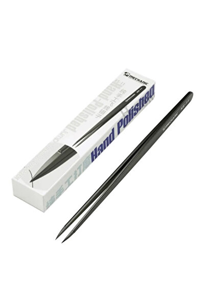 MECHANIC KS-11 KS-11 سلك قفز مصقول يدويًا من ملقط بطرف 0.008 مم من الفولاذ المقاوم للصدأ عالي الدقة