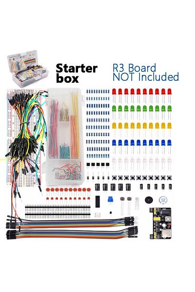 Choice DIY Project Starter Kit For Arduino UNO R3 DIY Electronic Component Set With 830/400 Tie-points B...