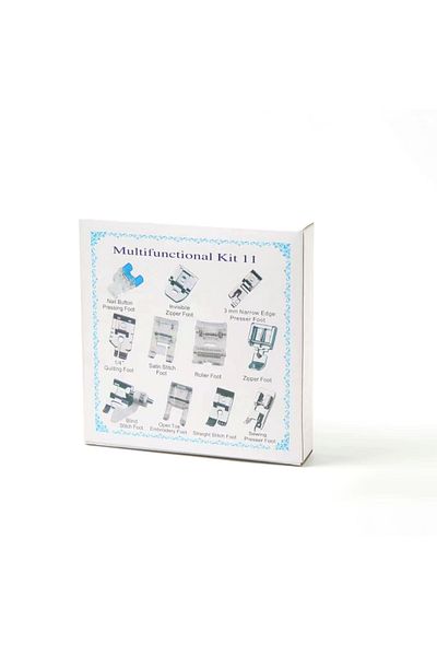 Choice 11 Pcs 11 Sewing Machine Presser Feet With Glove Compartment For Brother Singer Janome Babylock Kenm