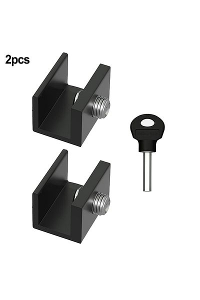 Choice Black 2 Pcs Adjustable Window Lock Stopper Safety Locks For Kids And Pets Anti-theft Door Lock Non P