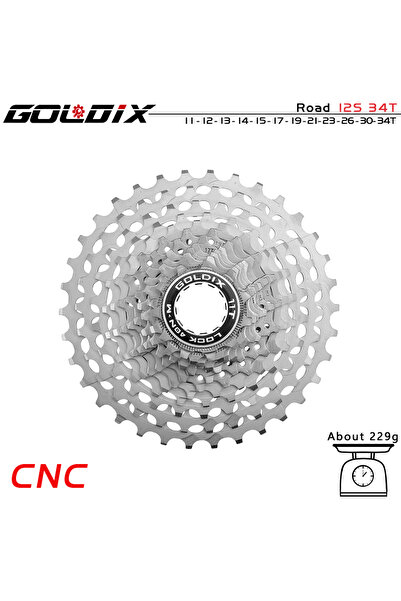 Choice 12 Speed 11-34T GOLDIX Ultralight Road Cassette 11S/12Speed Bicycle Fr...
