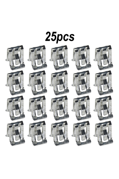 Choice 25Pcs Metal Fastener Clips 1/2 X 5/8 Car Retainer Moulding Trim Access...