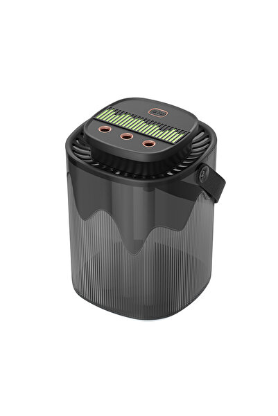 Choice مرطب هواء أسود محمول بسعة 3 لترات يعمل بمنفذ USB، موزع روائح صغير الحج...