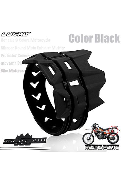 Choice Black Universal Exhaust Protection Cover Motorcycle Exhaust Muffler Silencer Protector Guard For Ktm