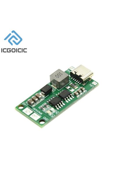 ICGOICIC 3s 2a 2s 3s 4s Type-c To 8.4v 12.6v 16.8v Step-up Boost Lipo Polymer Li-ion Charger 7.4v 11.1v 14.8v