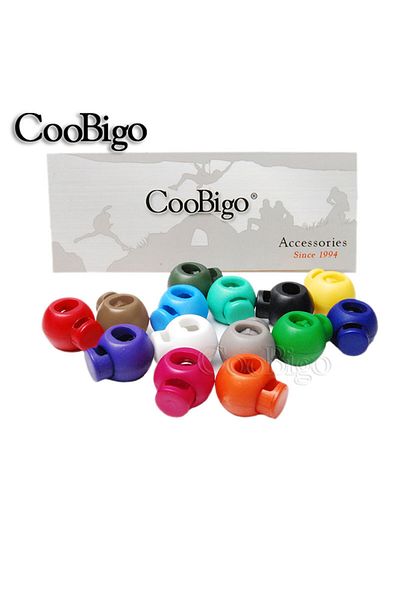 Choice Mixed Colors Sent 10pcs Spring Cord Lock Stopper Ball Toggle Clip Lanyard Retainer Stop Cordon Shoel