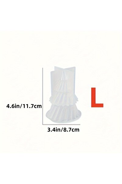 Choice قوالب صب راتنج السيليكون لصنع الشموع، شمعة عطرية على شكل شجرة عيد المي...