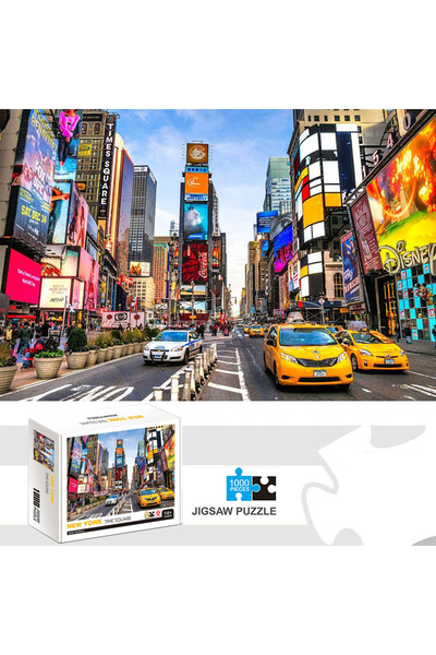 Choice 1000 قطعة من أحجيات نيويورك تايمز سكوير، 1000 قطعة، ديكور منزلي، ألعاب...