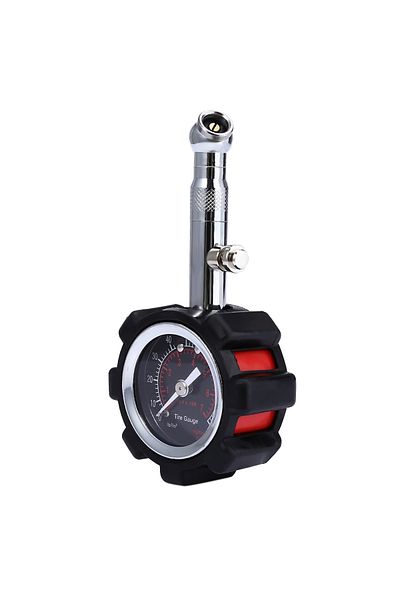 Ninth World High Accuracy Tire Pressure Gauge Black 100 Psi For Accurate Car Air Pressure Tyre Gauge For Car ...