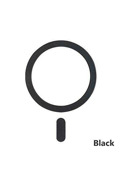 Choice 5 قطع سوداء 1-5 قطع من حلقات ملصقات معدنية لشاحن ماج سيف اللاسلكي للآي...