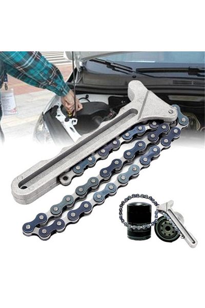 Choice Universal Oil Chain Wrench Auto Engine Engine Oil Car Fuel Filter Filter Removal Tools Torque Cha...